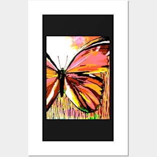 A Butterfly So Pink Posters and Art